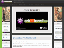 Tablet Screenshot of animebanzai.org